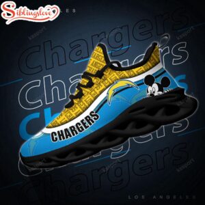 Los Angeles Chargers NFL Football Team Max Soul Shoes Gift For Men Women