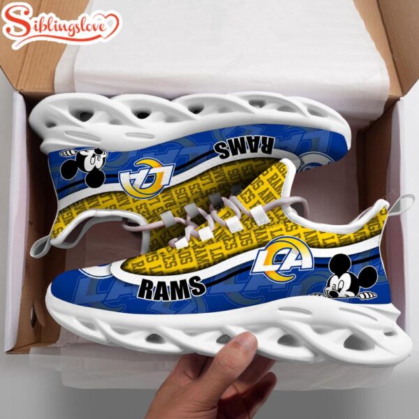 Los Angeles Rams NFL Football Team Max Soul Shoes Gift For Men Women