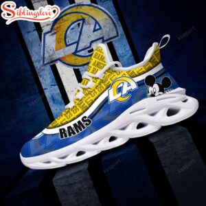 Los Angeles Rams NFL Football Team Max Soul Shoes Gift For Men Women