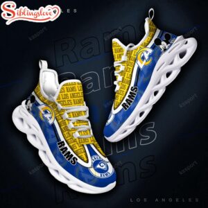 Los Angeles Rams NFL Football Team Max Soul Shoes Gift For Men Women