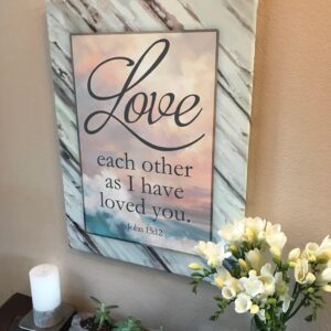 Love Each Other Canvas Wall…