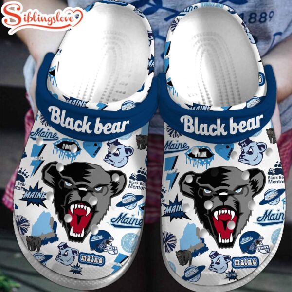 Maine Black Bears NCAA Sport Clogs Shoes Comfortable For Men Women