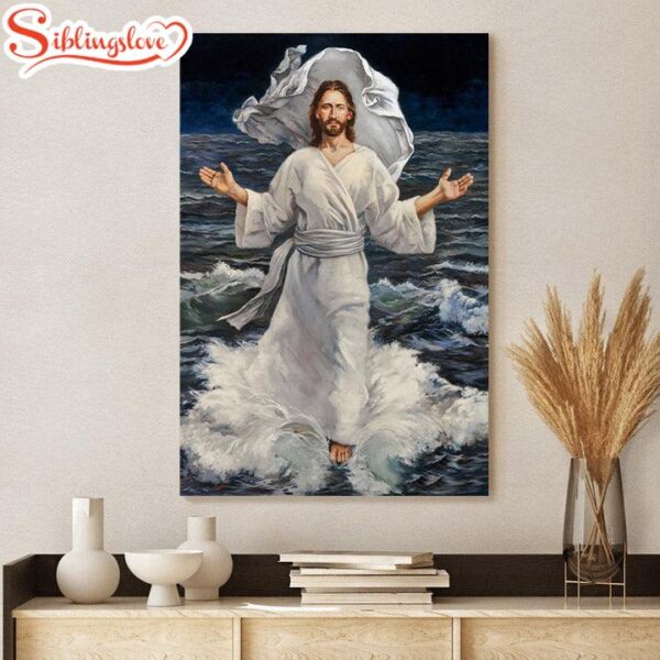 Master, The Tempest Is Raging Canvas Wall Art