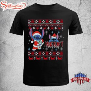 Merry Christmas Cute Stitch Unisex…