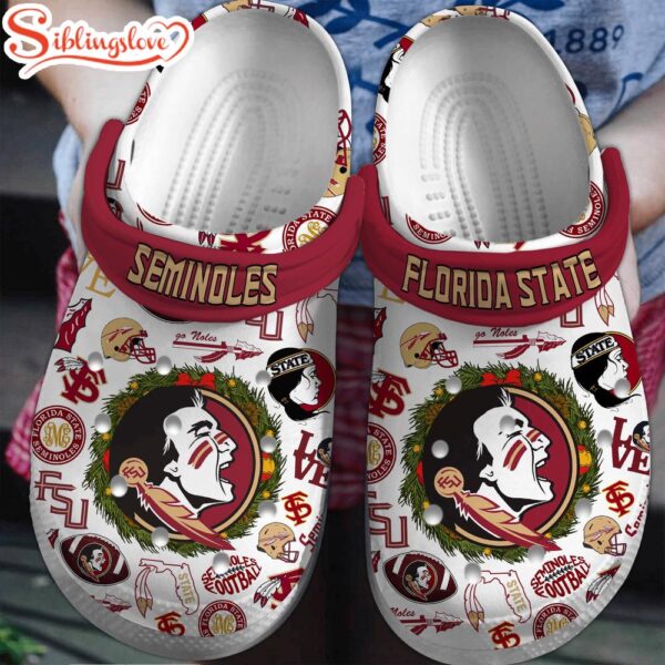 Merry Christmas Florida State Seminoles Clogs Shoes NCAA Fans Gift