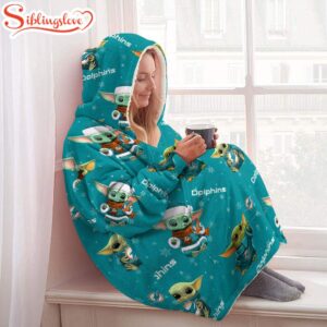 Miami Dolphins Baby Yoda Huggle…