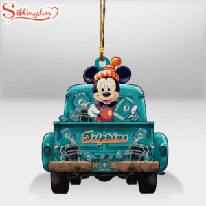 Miami Dolphins Football Team Mickey…