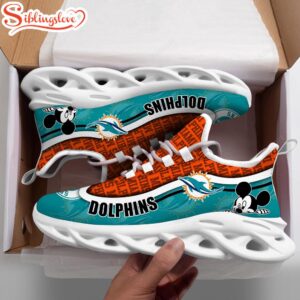 Miami Dolphins NFL Football Team Max Soul Shoes Gift For Men Women