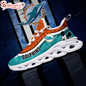 Miami Dolphins NFL Football Team Max Soul Shoes Gift For Men Women