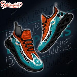 Miami Dolphins NFL Football Team Max Soul Shoes Gift For Men Women