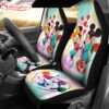 Mickey And Minnie Love Cartoon Car Seat Covers  Disney Seat Cover