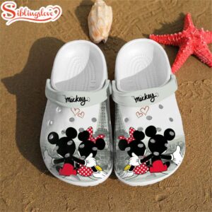 Mickey Couple Clogs Shoes Cartoon…