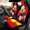 Mickey Cute Disney Car Seat Covers  Disney Seat Cover   Cartoon Car Decor