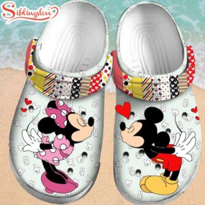 Mickey Minnie Couple Clogs Shoes…