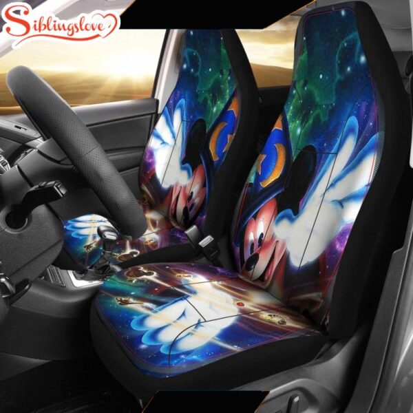 Mickey Mouse And Pluto Car Seat Covers  Disney Seat Cover   Cartoon Car Decor