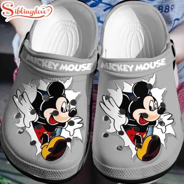 Mickey Mouse Clogs Shoes Cartoon Gift Shoes