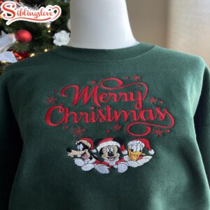 Mickey Mouse Disney Christmas Embroidered…