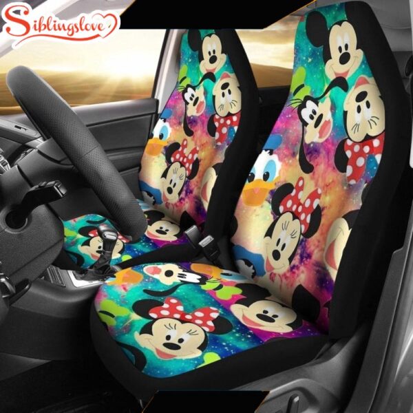 Mickey Mouse Funny Cartoon Car Decor Car Seat Covers  Disney Seat Cover