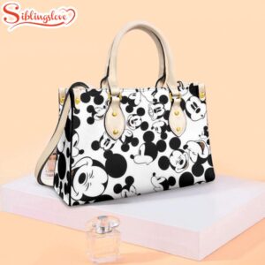 Mickey Mouse Pattern Women Leather…