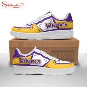 Minnesota Vikings NFL Air Force 1 Shoes For Fans