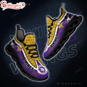 Minnesota Vikings NFL Football Team Max Soul Shoes Gift For Men Women