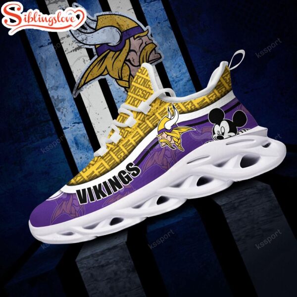 Minnesota Vikings NFL Football Team Max Soul Shoes Gift For Men Women