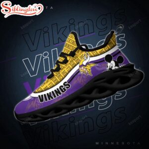 Minnesota Vikings NFL Football Team Max Soul Shoes Gift For Men Women