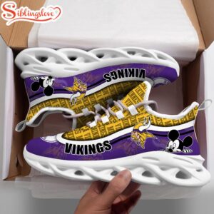 Minnesota Vikings NFL Football Team Max Soul Shoes Gift For Men Women