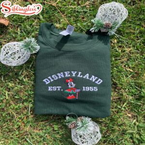 Minnie Disney Christmas Embroidered Sweatshirt