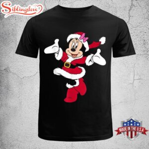 Minnie Mouse Merry Christmas Classic T-Shirt, Hodliday Shirt For Men Women