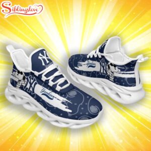 MLB New York Yankees Snoopy Max Soul Shoes Gift For Fans