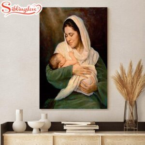 Mother’s Love Christian Gift Canvas…