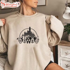 Mouse And Friend Embroidered Sweatshirt…