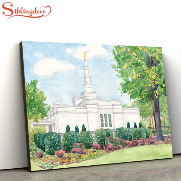 Nashville Temple Canvas Wall Art Jesus Christ Picture Canvas Christian Wall Art