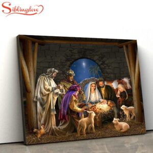 Nativity Scene Painting Jesus Jesus…