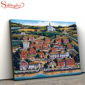 Nauvoo Illinois Temple Canvas Wall…