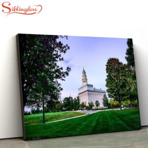 Nauvoo Temple Fall Beginning Canvas…