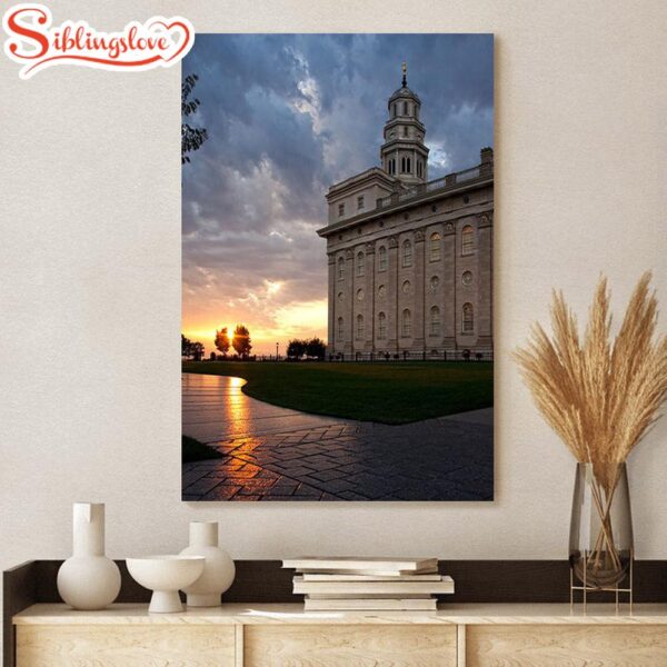 Nauvoo Temple Path Canvas Pictures Jesus Canvas Art