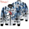 NCAA Dallas Mavericks Snoopy Football Merry Christmas Bomber Jacket For Fans