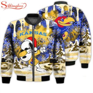 NCAA Kansas Jayhawks Snoopy Football…