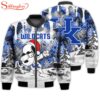 NCAA Kentucky Wildcats Snoopy Football Merry Christmas Bomber Jacket For Fans