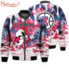 NCAA Los Angeles Clippers Snoopy Football Merry Christmas Bomber Jacket For Fans