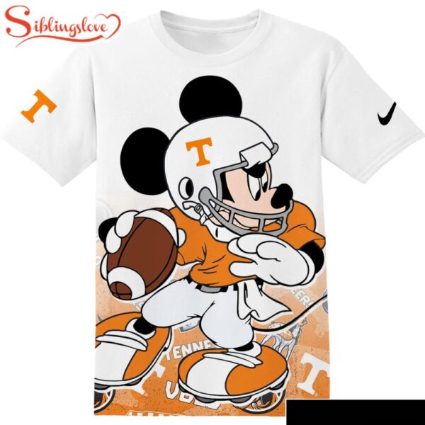 NCAA Tennessee Volunteers Mickey All Over Print T-Shirt