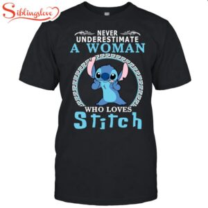 Never Underestimate Stitch Unisex T-Shirts…