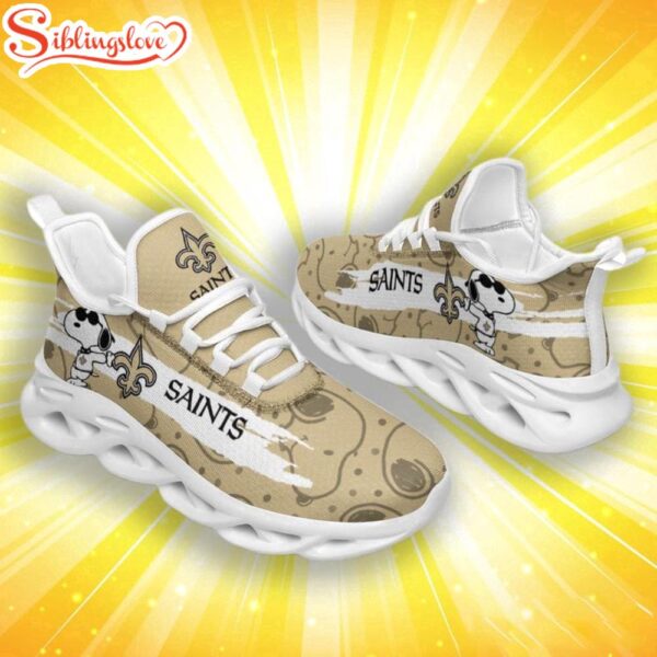 New Orleans Saints Snoopy Max Soul Shoes Gift For Fans