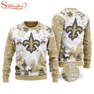 New Orleans Saints Special Christmas Ugly Sweater Design Holiday Edition