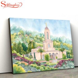 Newport Beach Temple Canvas Wall…