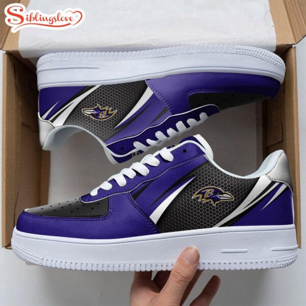 NFL Baltimore Ravens Air Force 1 Shoes Sport Shoes For Fans