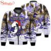 NFL Baltimore Ravens Snoopy The Peanuts Merry Christmas 3D Bomber Jacket