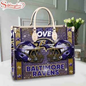 NFL Baltimore Ravens Women Leather…